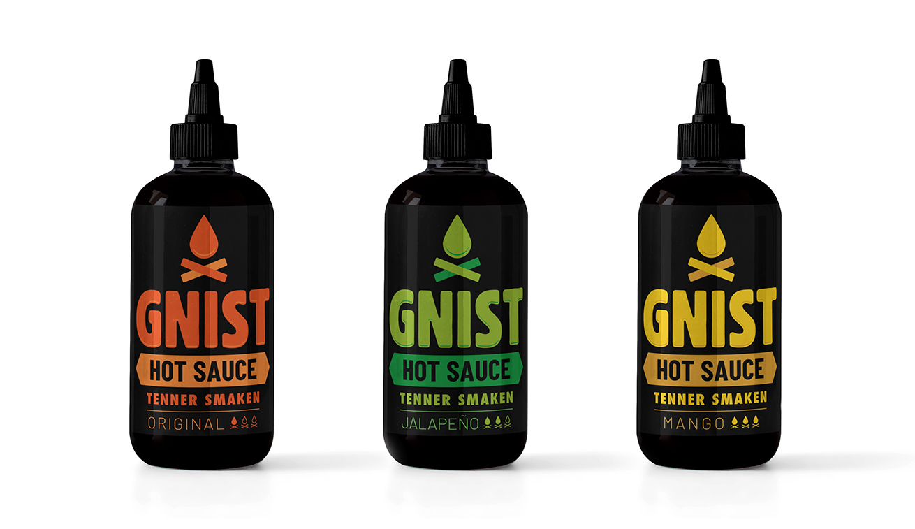 bottles hot sauce gnist